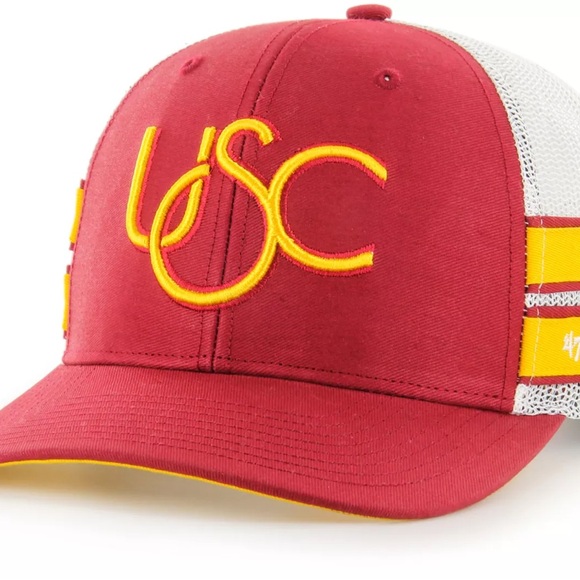*NWT* USC TROJANS '47 Brand "TRUCKER" Vintage Logo NCAA Snapback Hat (OSFM) - Picture 6 of 6